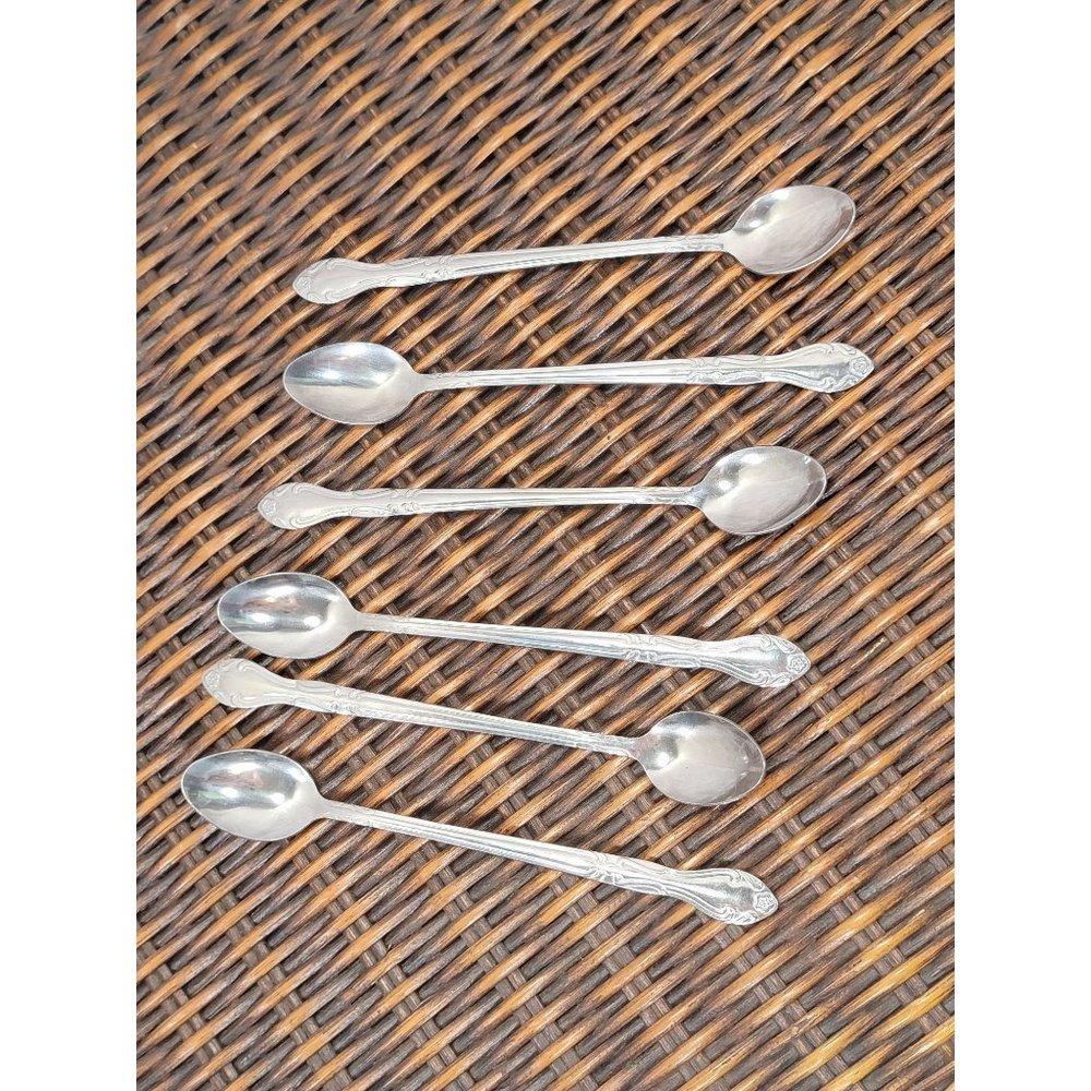 Teaspoons, Lot of 6, Thunder Group Sunflower Design Teaspoons